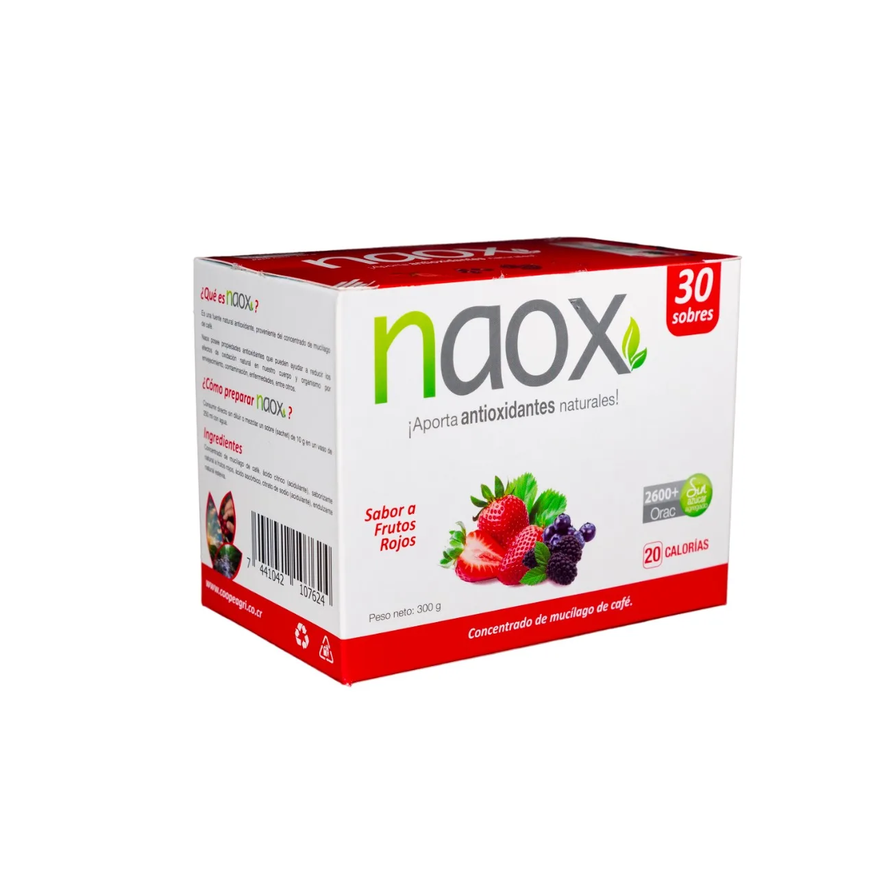 
NAOX Energizing Instant Coffee Premium Slimming Antioxidant Costa Rican Fruit Flavor Drink 