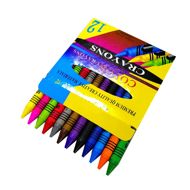 
Wholesale coloring wax crayons set for kids 