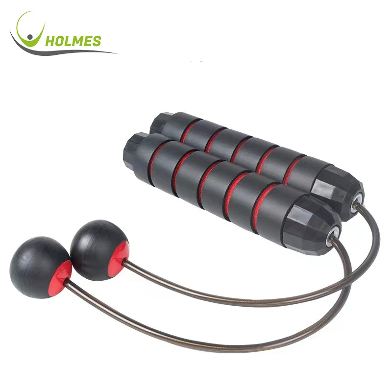 

Jump Rope Speed Jumping Rope Ropeless for Indoor Outdoor Fitness Training Weighted Jump Rope Workout Cordless Skipping Rop, Red/purplr/blue/green/silver/black