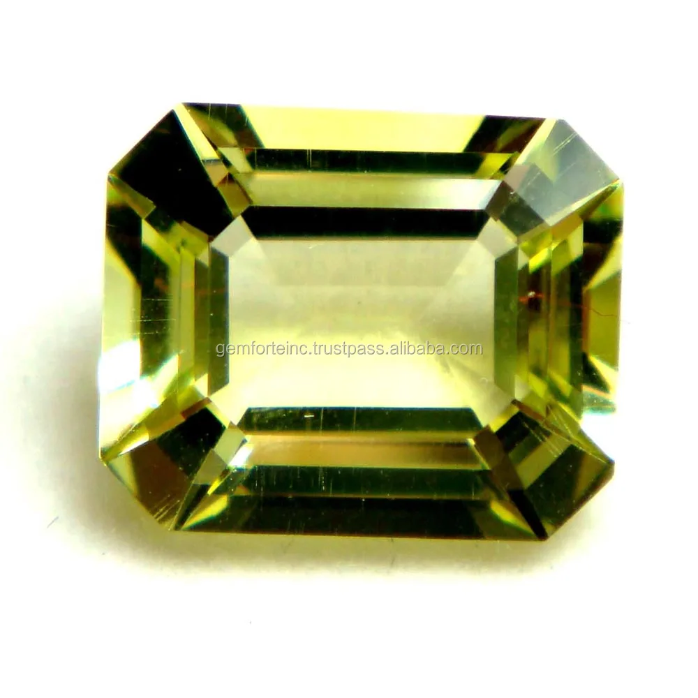 Aaa Quality Natural Yellow Lemon Quartz Oval Pear Cushion Shape