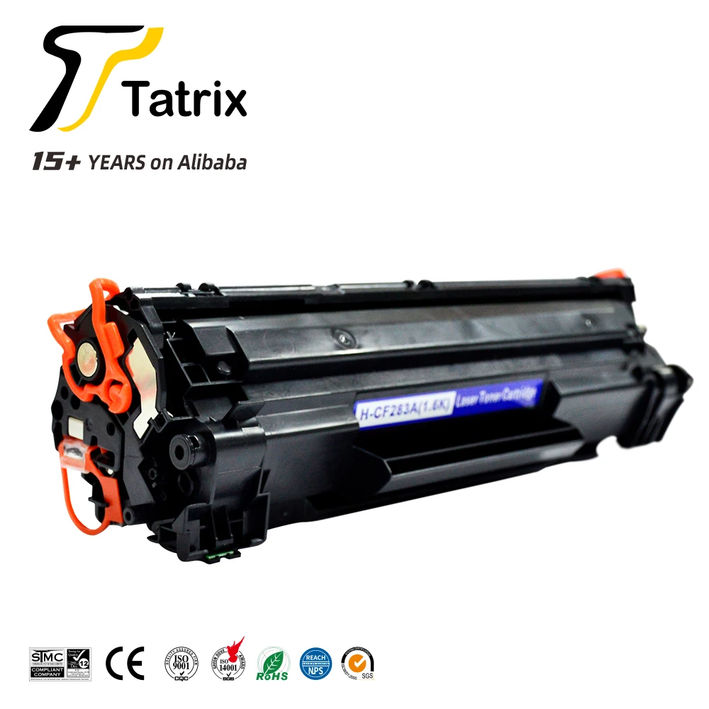 

Tatrix RTS CF 283A CF283A 83A 83 a Premium Compatible toner Laser Black Toner Cartridge for HP LaserJet Pro M125a M127fn