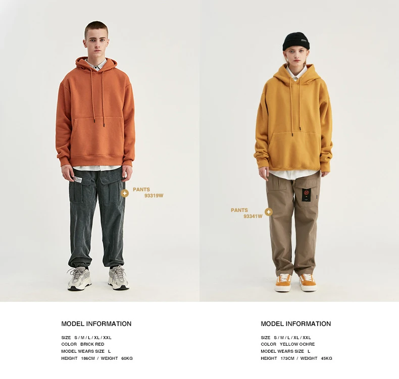 
2019 2020 Custom Premium Cotton Oversized XXXXL Jumper Hoodies Men 