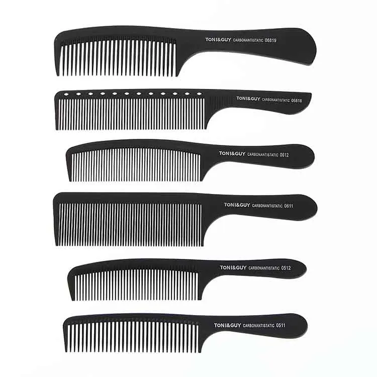 

General Styling Grooming Carbon Fiber Hair Combs , Anti Static Heat Resistant Hairdressing Comb