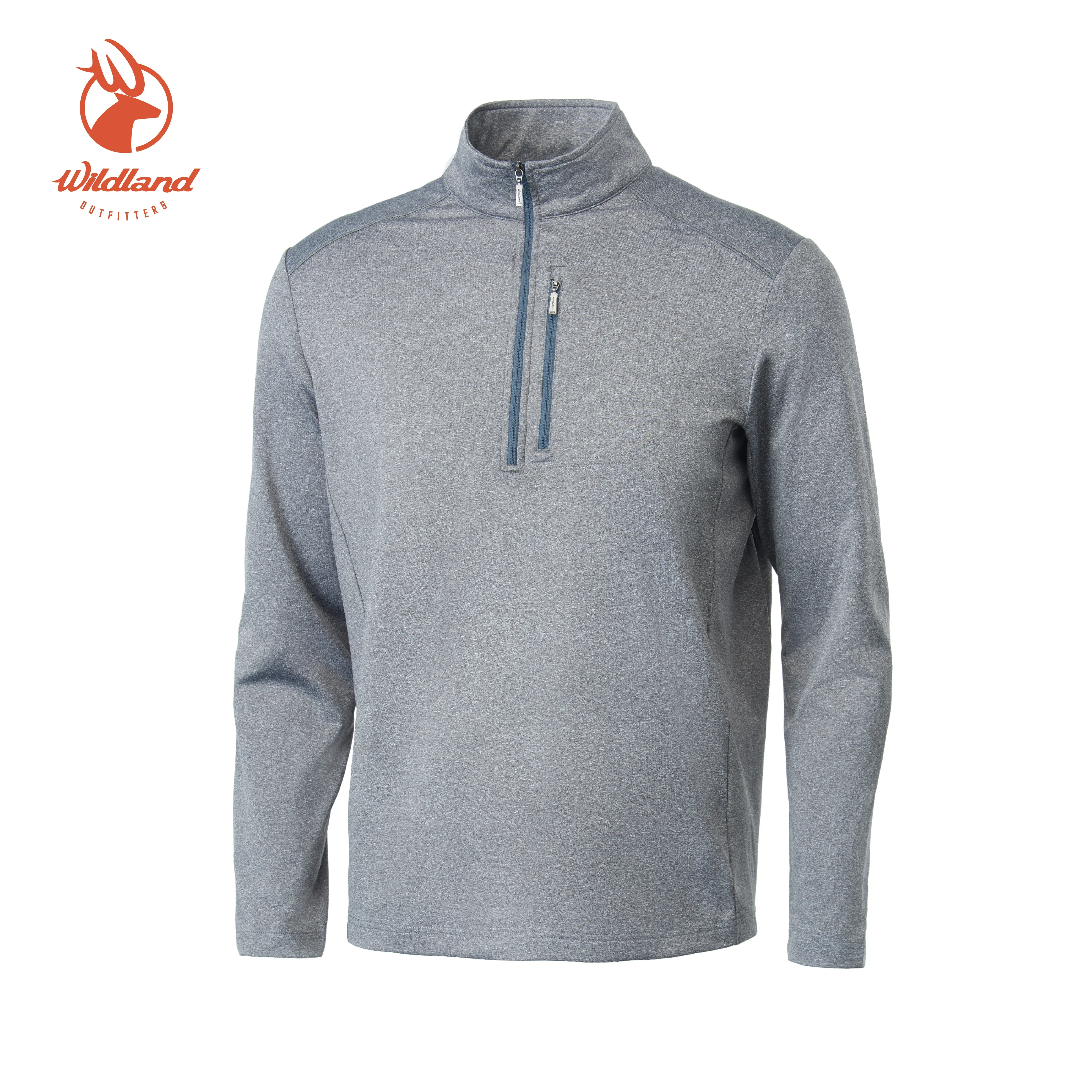Men clothes camping hiking warm half zip pullover