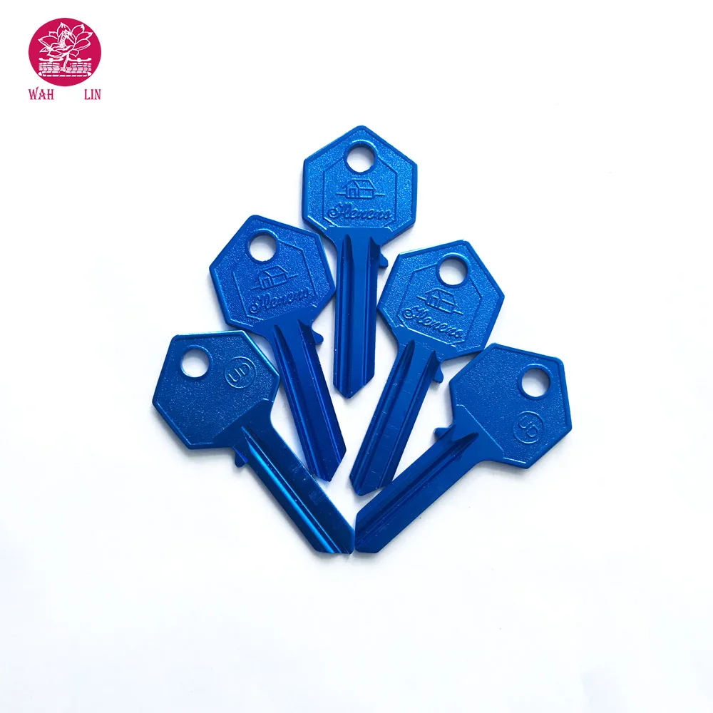 

Top quality Xianpai style colorful design blank key and painted universal key blanks, Customer's request