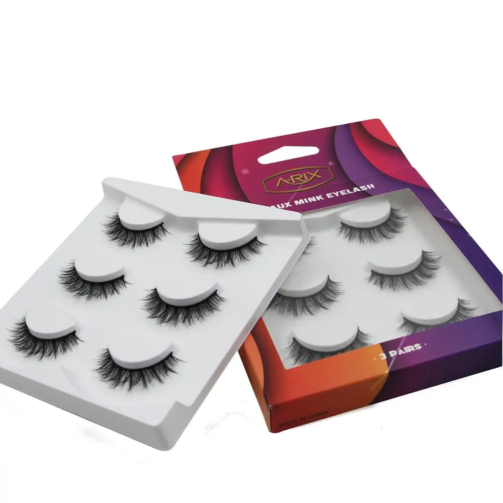 

RTS Fast Shipping 3D Faux Mink Silk Eyelash, Natural black