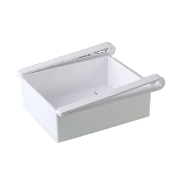 

1PC Adjustable Stretchable Fridge Organizer Drawer Basket Refrigerator Pull-out Drawers Fresh Spacer Layer Storage Rack