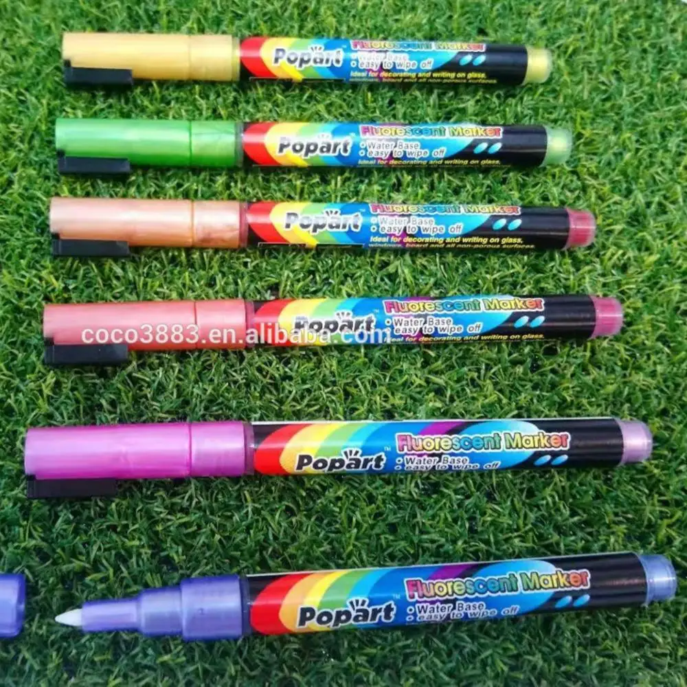

Extra Fine tip Neon Ink Good quality Water based Glass chalk Marker