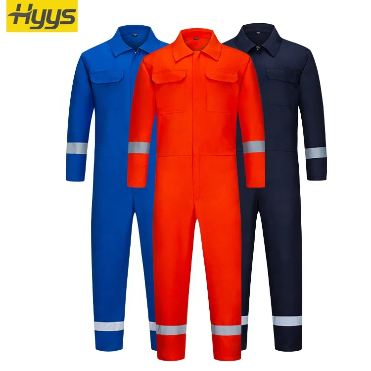 

Custom Fabric labor work clothes Reflective Strips factory Coverall Workwear Car Repair uniform overalls working suit