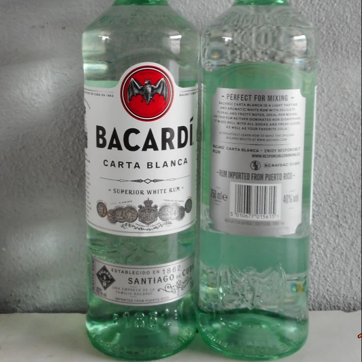 
AUTHENTIC PREMIUM RUM BACARDI WHITE 75CL 