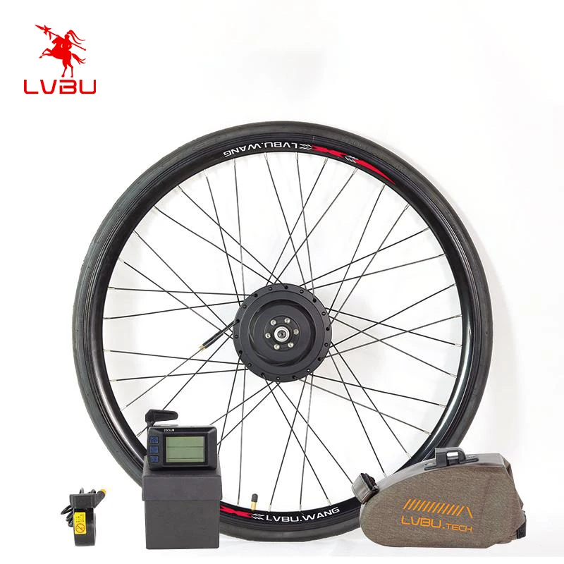 

Lvbu 500w 1500w ebike conversion kit electric bicycle kit 350watt hub moterwith battery