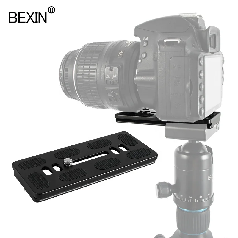 

BEXIN 120mm Long UNC1/4" Professional Cameras Video Base Adapter Plate Tripod Quick Release Plate for Arca Swiss DSLR camera