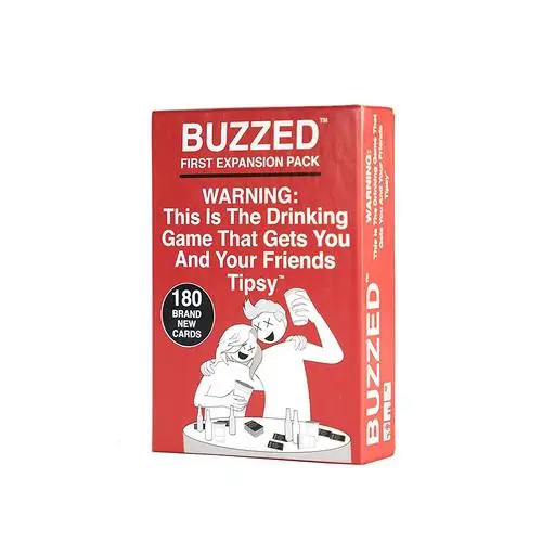 Drinking Game Cards Tipsy Buzzed Expansion for Adult