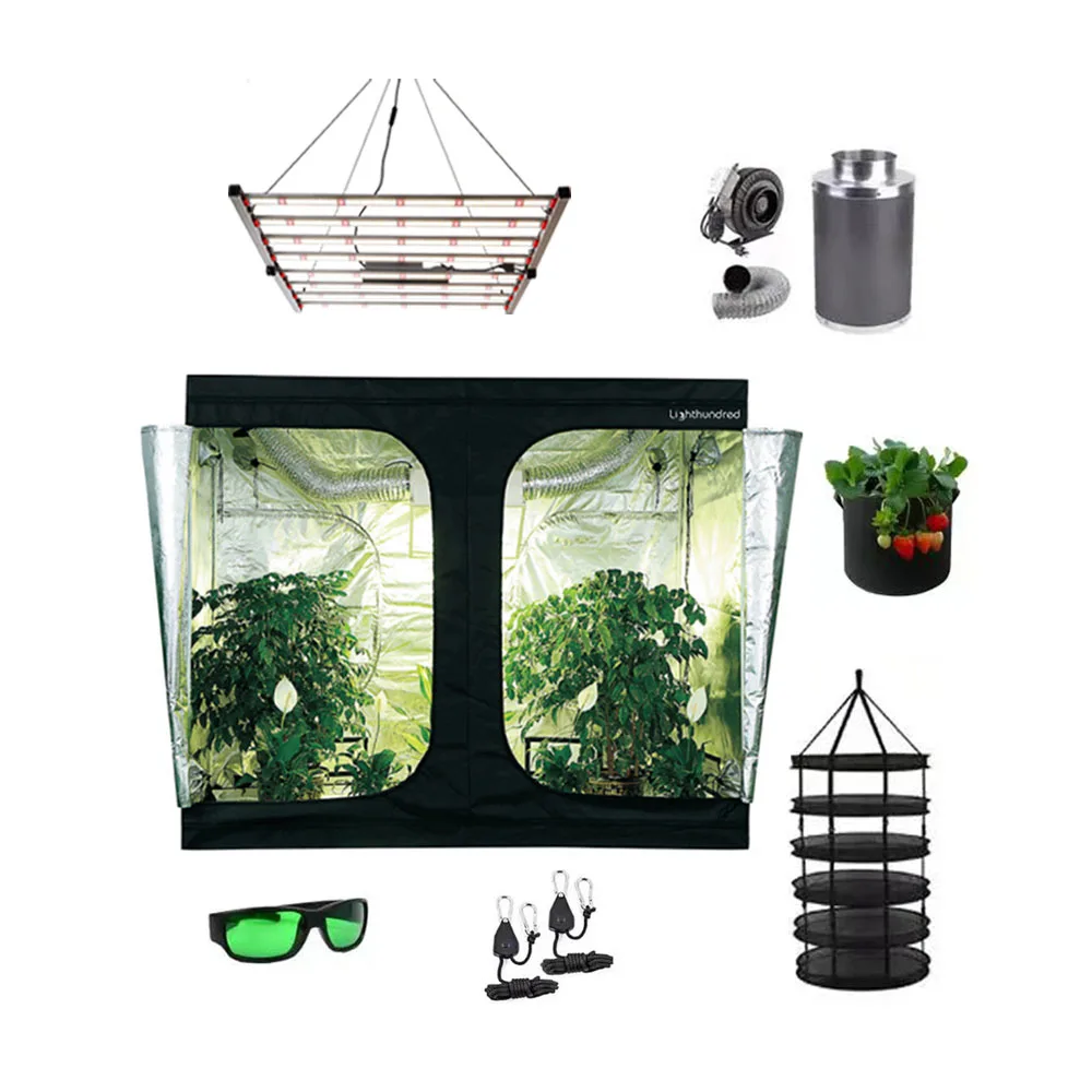 

200*200*200 Grow Light Tent Plant Grow Box 210D 600D 1680D Mylar Plant Grow Tent