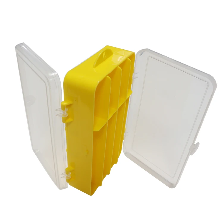 

Yellow Outdoor Fishing Tackle Accessories Small Parts Fishing Bait Lure Hook Storage Box