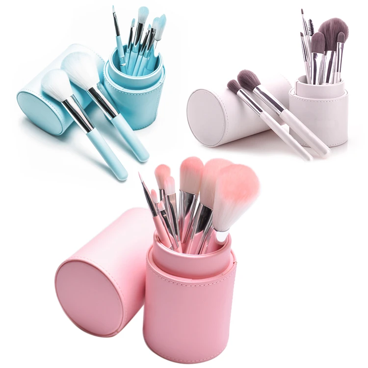 

Makeup brushes free samples Custom Beauty Needs Cute 8Pcs Pink Colorful Your Own Brand Travel Cosmetic Makeup Brush Set, Customized color