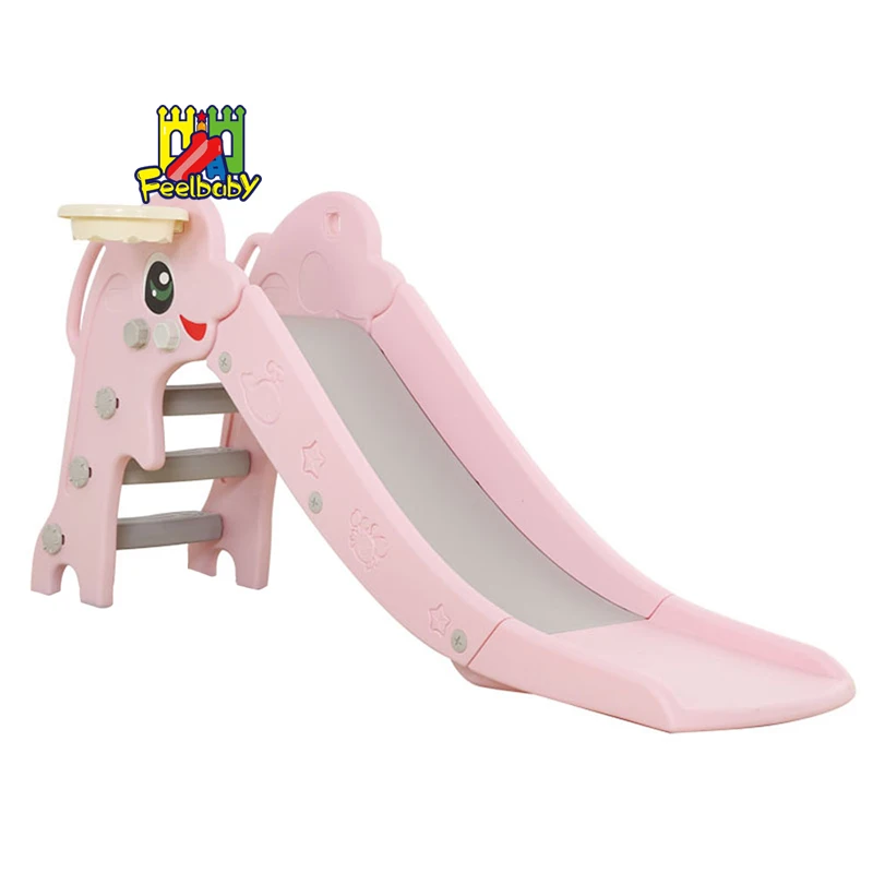 

Feelbaby kids home children indoor baby slide prices, Pink/turquoise