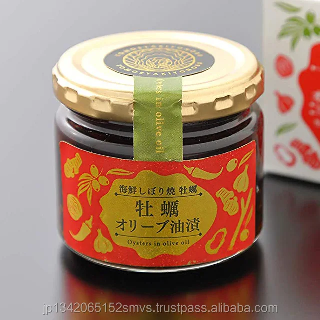 
Gourmet oyster pickled in olive oil oyster mushrooms chips Made in Japan 