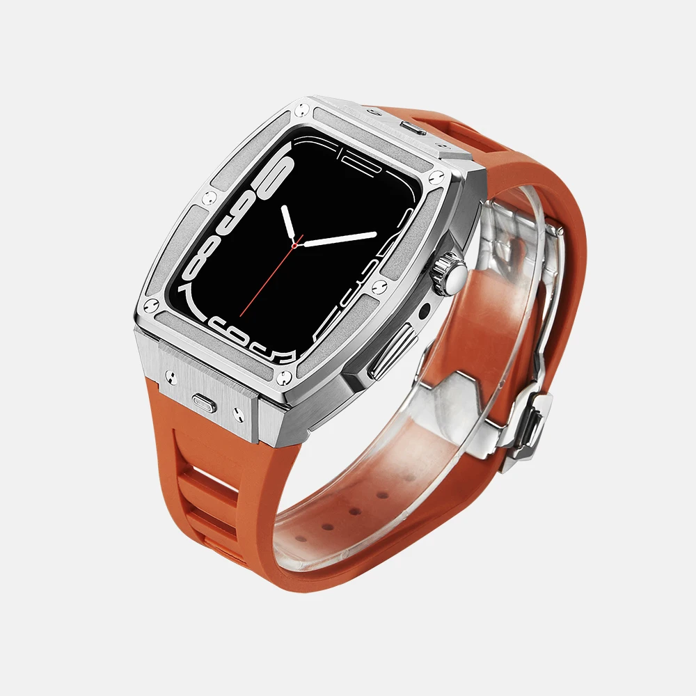 

Quick Release Stainless Steel Luxury Watch Case for Apple Smart Iwatch Series 4/5/6/7