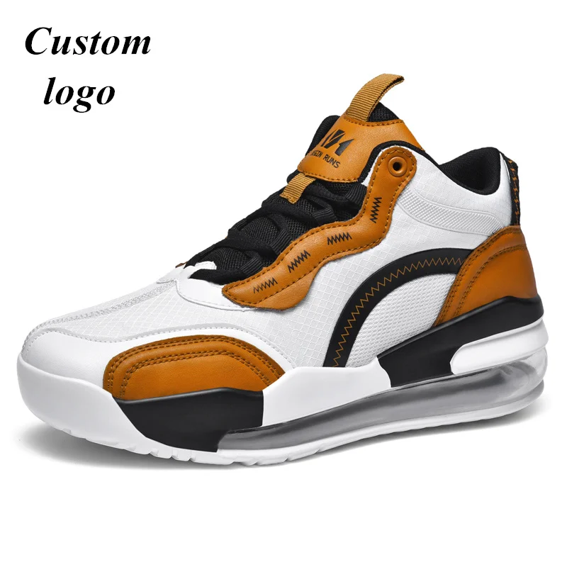 

Wholesale Factory Price Cushion High Quality Men's Fashion Sports Shoes White Leather Outdoor Shoes For Men