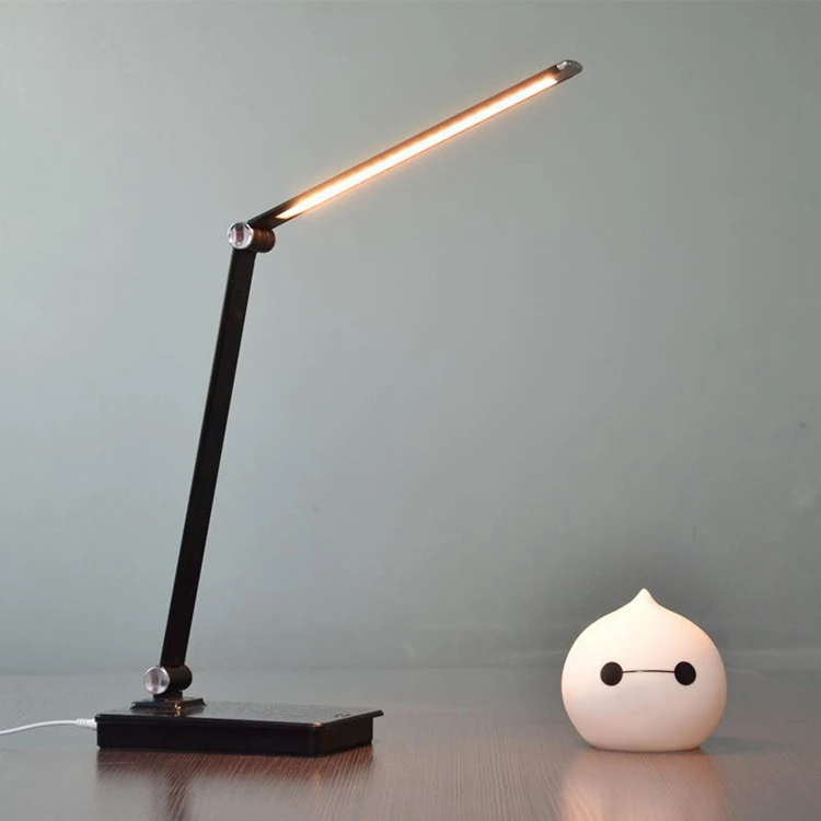 Free Shipping 15w 10w Led Table Desk Lamp With Wireless Charger Fast