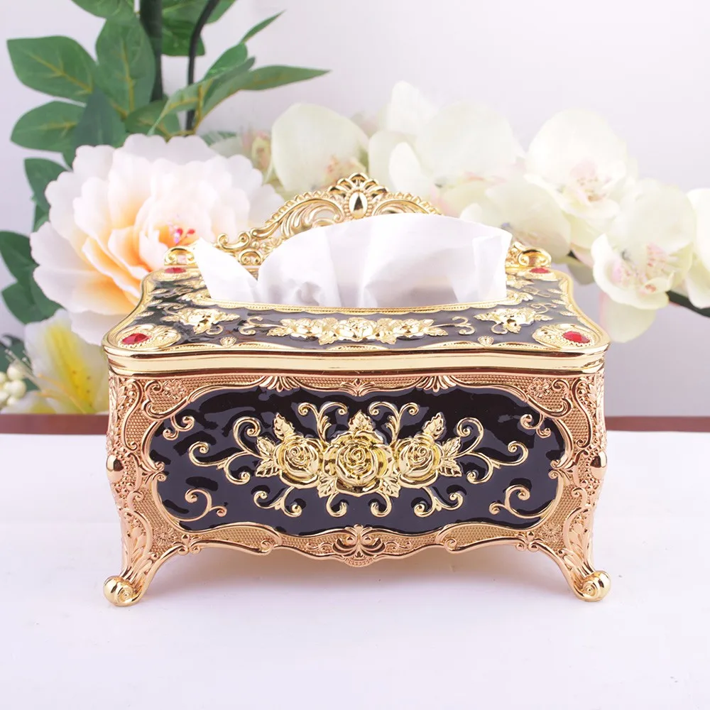 

Factory produce large size metal tissue box napkin holder for home