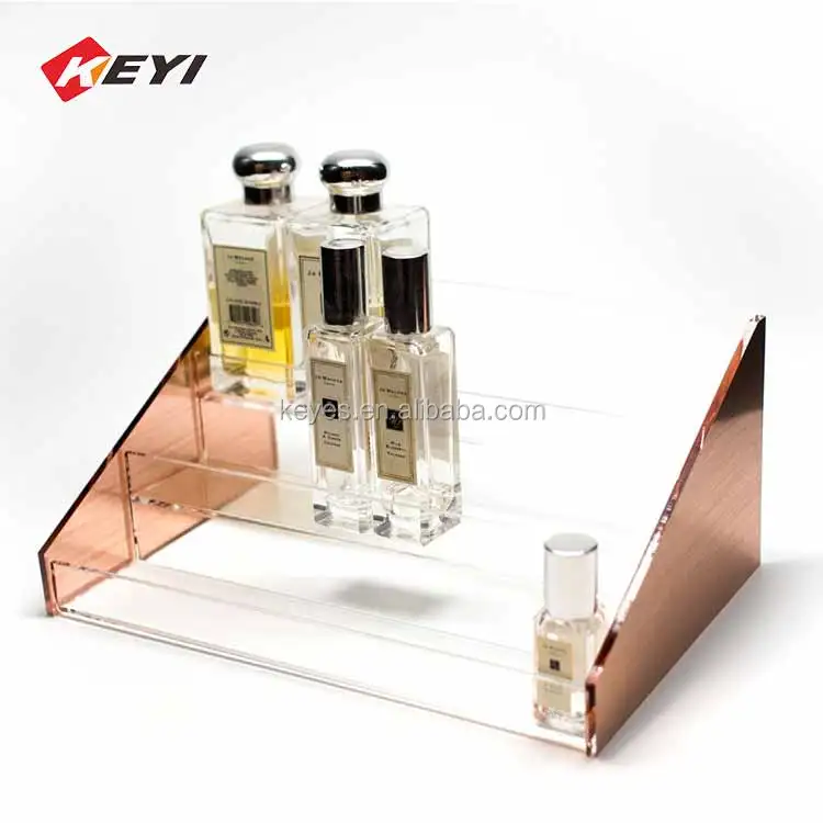 Luxury Custom Delicate Acrylic Perfume Bottle Counter Top Display