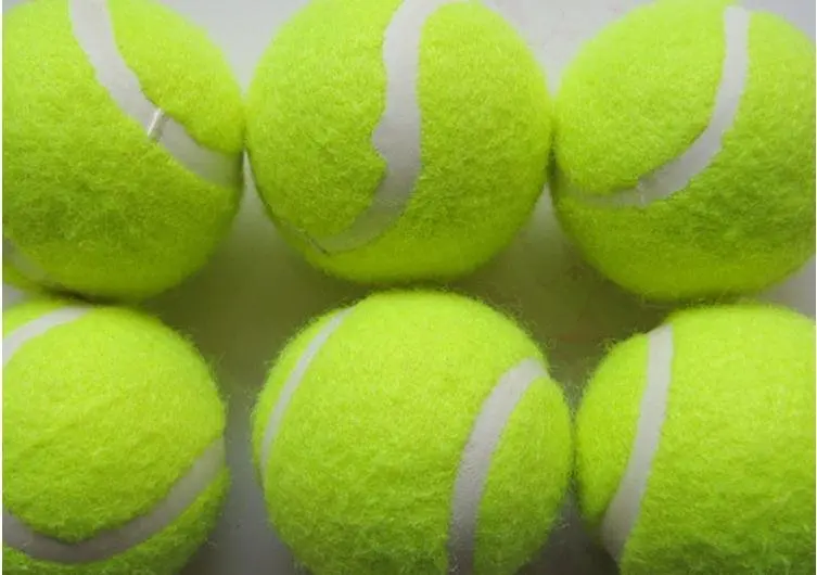 
Tennis Ball Fluorescent Green Color Made of Natural Rubber & Felt Surface Pack of 3 Balls For Tennis Game 