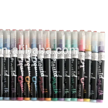 

OEM High quality Water based 3.5 MM Bullet tip Erasable Liquid Chalk Pen
