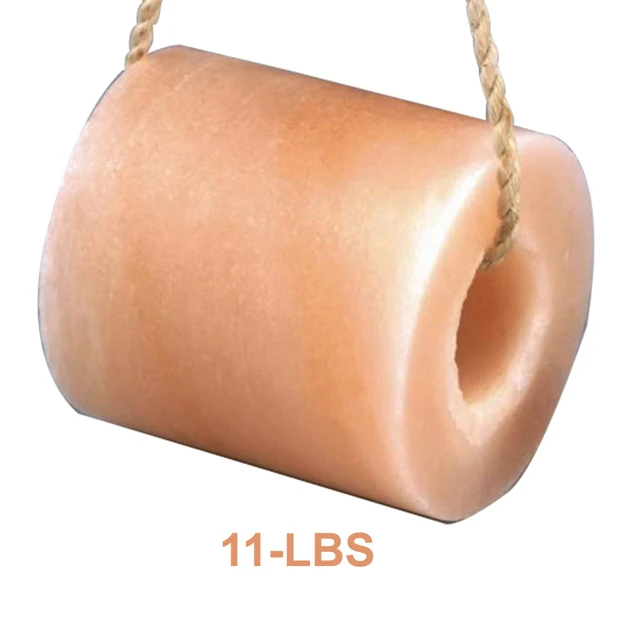 
Himalayan Salt Licking Cylinder Shape Salt Licks Feed Mineral Stone 11 LBS 