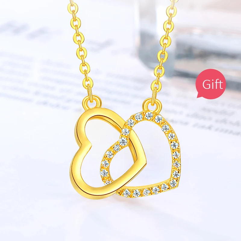 

Shangjie OEM ODM dia de la madre gold filled 24k gold Women necklace jewelry real gold necklace, 18k gold