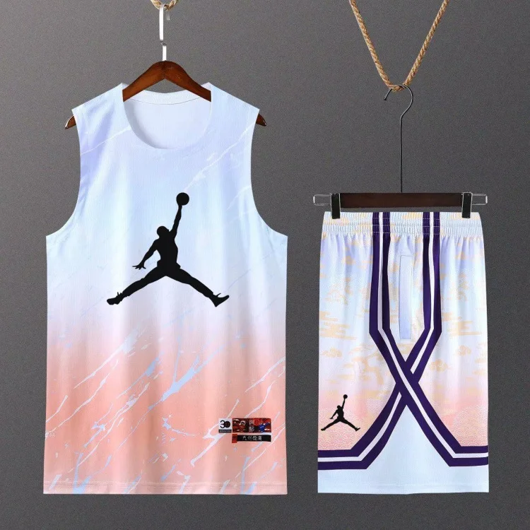 

blank basketball uniforms accept the customization logo sublimation printing basketball jersey short of man