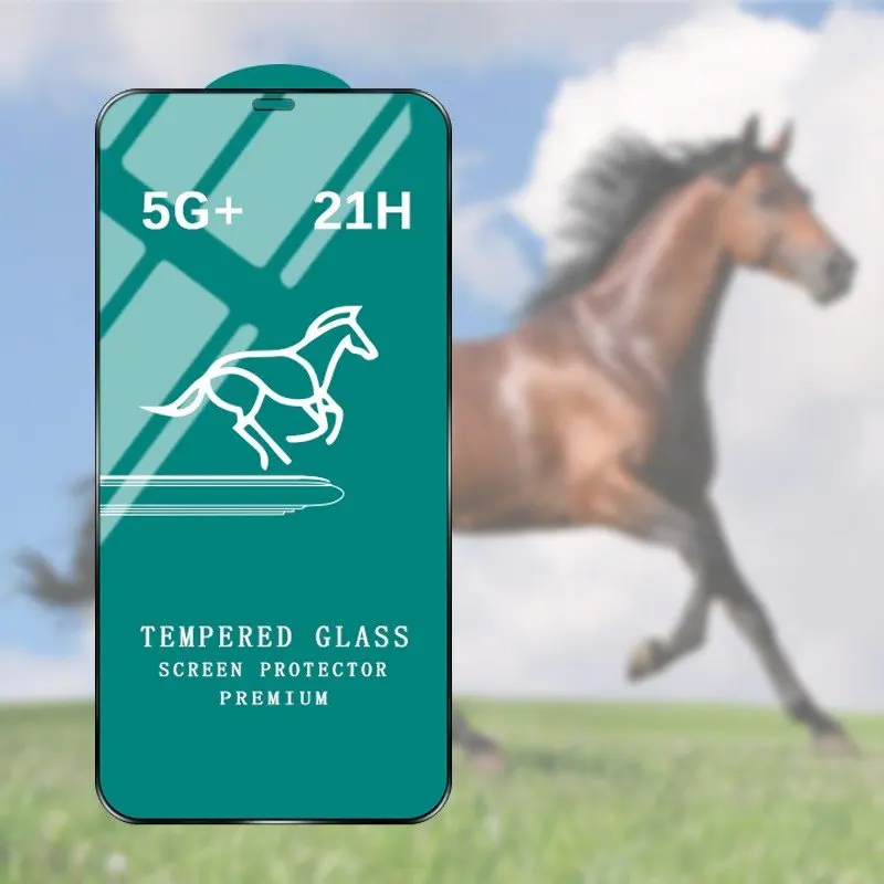 

21H Swift Horse 2.5D Full Glue Tempered Glass Screen Protector For Samsung M11/M01S/M51/M10S/M30/M40/A6 2018/A51/A90 5G