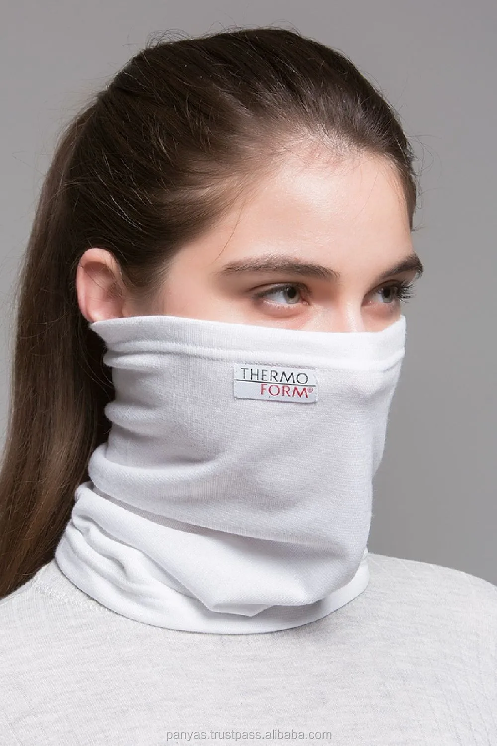 Soft Thermal Multifunctional Neck Warmer Half Face Mask Cold Weather