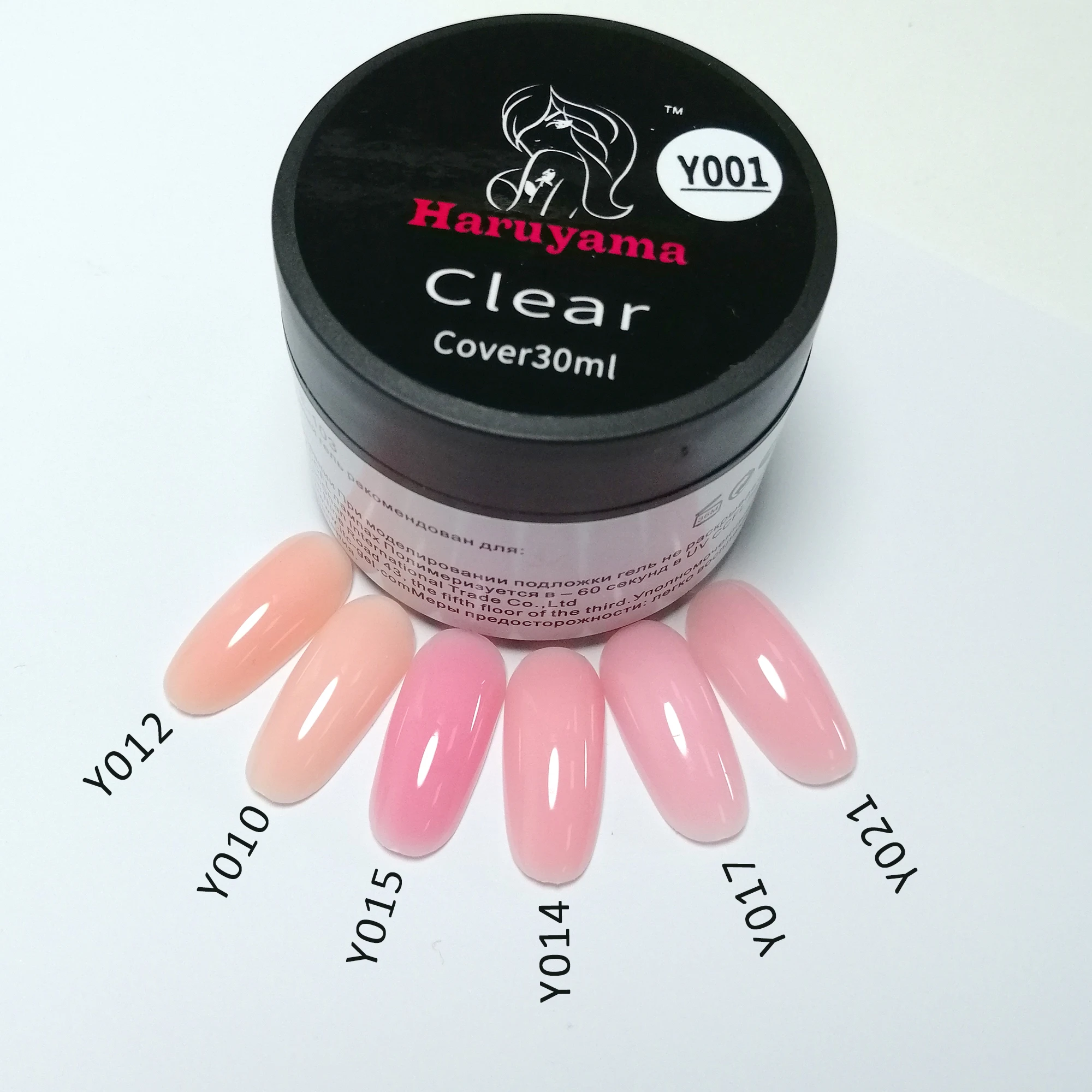 

Haruyama salon builder gel nail extension acrylic gel poly colors UV gel nail polish for extend without pain