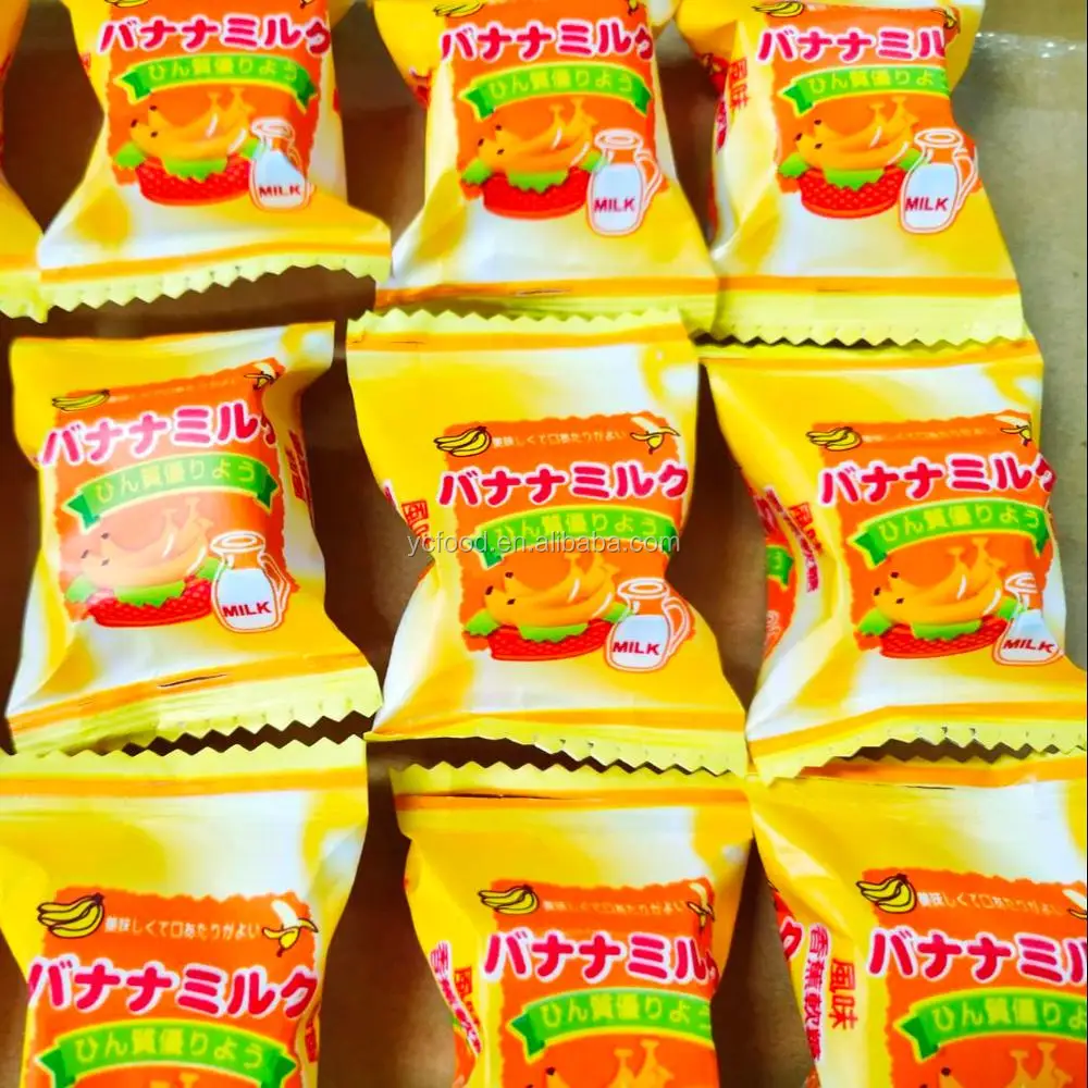 
wedding banana Flavour Candy Sweet Soft Candy Taiwan (Vegetarians can eat) 