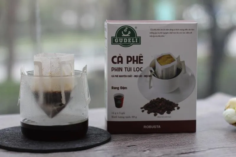 
Vietnamese Coffee - Ground Coffee with Drip Filter Sachet Bag 