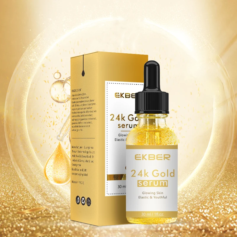 

Collagen Fruit Acne Treatment Gold Anti Aging whitening organic collagen 24k Gold Face Serum Facial Serum