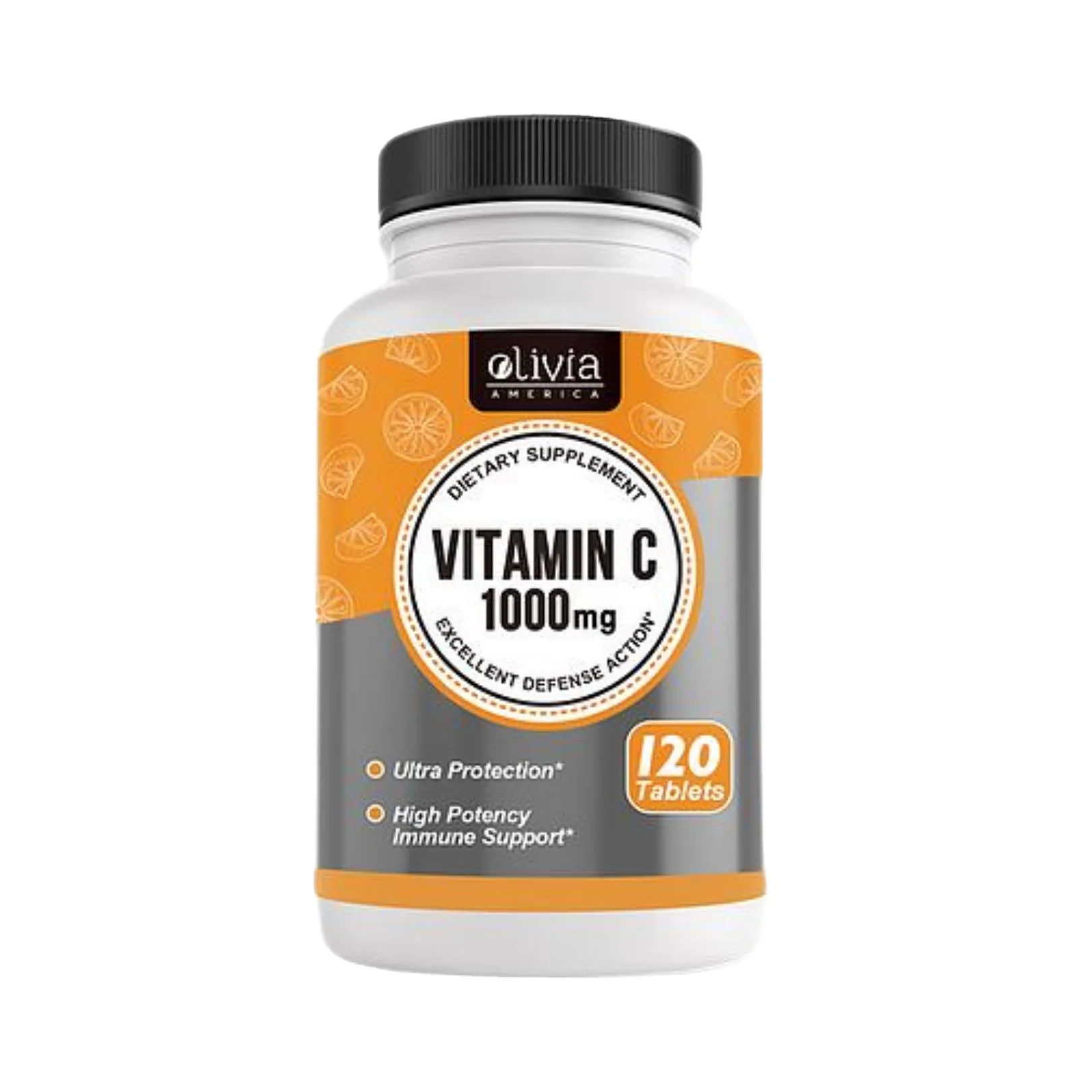 

Vitamin C Chewable Tablets 1000mg Olivia America Nutritional Immune Support Vitamins and Supplements (Case Pack of 12)