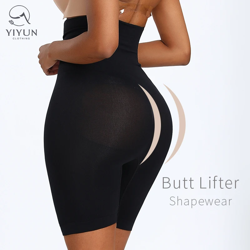 

YiYun High Waist Shaping Shorts Girdles Body Shapers Women Control Panties Hip Lifting Pants Belly Slimming Shaping Pants, Nude.black