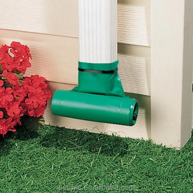 Roll Out Gutter Downspout Extension,Standard Plastic Drain Away