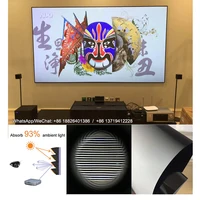 

High End Home Theater Projection Screen 100 inch PET Crystal UST ALR for Fengmi 4K Cinema Laser Projector