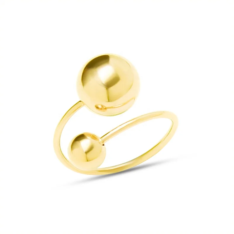 

2022 Newest Custom Fashion Stainless Steel Women Open Rings, Customized color