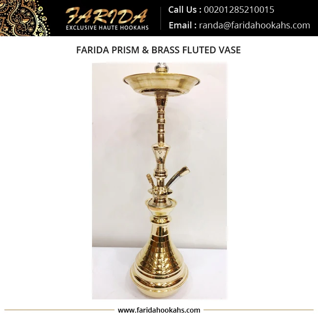 Farida Midi / One Level 2019 Solid Brass Hookahs Wholesale Supplier