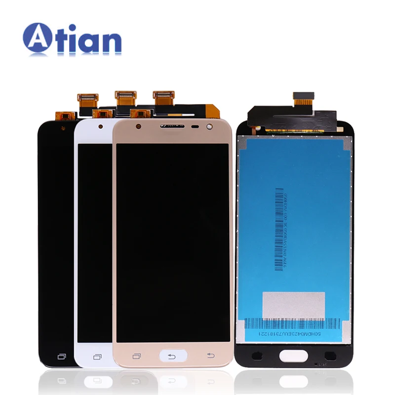 

LCD Touch Screen for Samsung for Galaxy J5 Prime G570 G570F On5 2016 G5700 LCD Touch Screen Digitizer Assembly with Double Hole, Black, white, gold