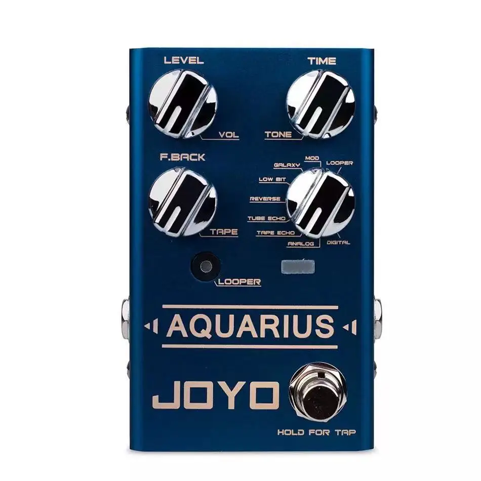 

Electric Guitar Effect Pedal Aquarius Delay+looper joyo R-07 for Stringed Instruments Parts & Accessories