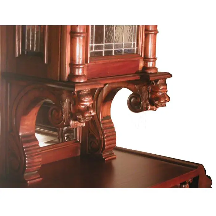 
Lion Pub Bar is the exquisite mahogany bar in a luxurious style bar furniture 