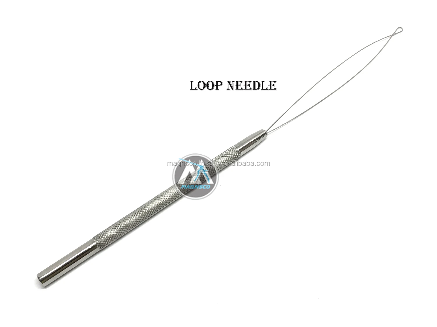 Professional Hair Extension Puling Needles Set Of 10 Pcs With Grooved Handle 6inches Long