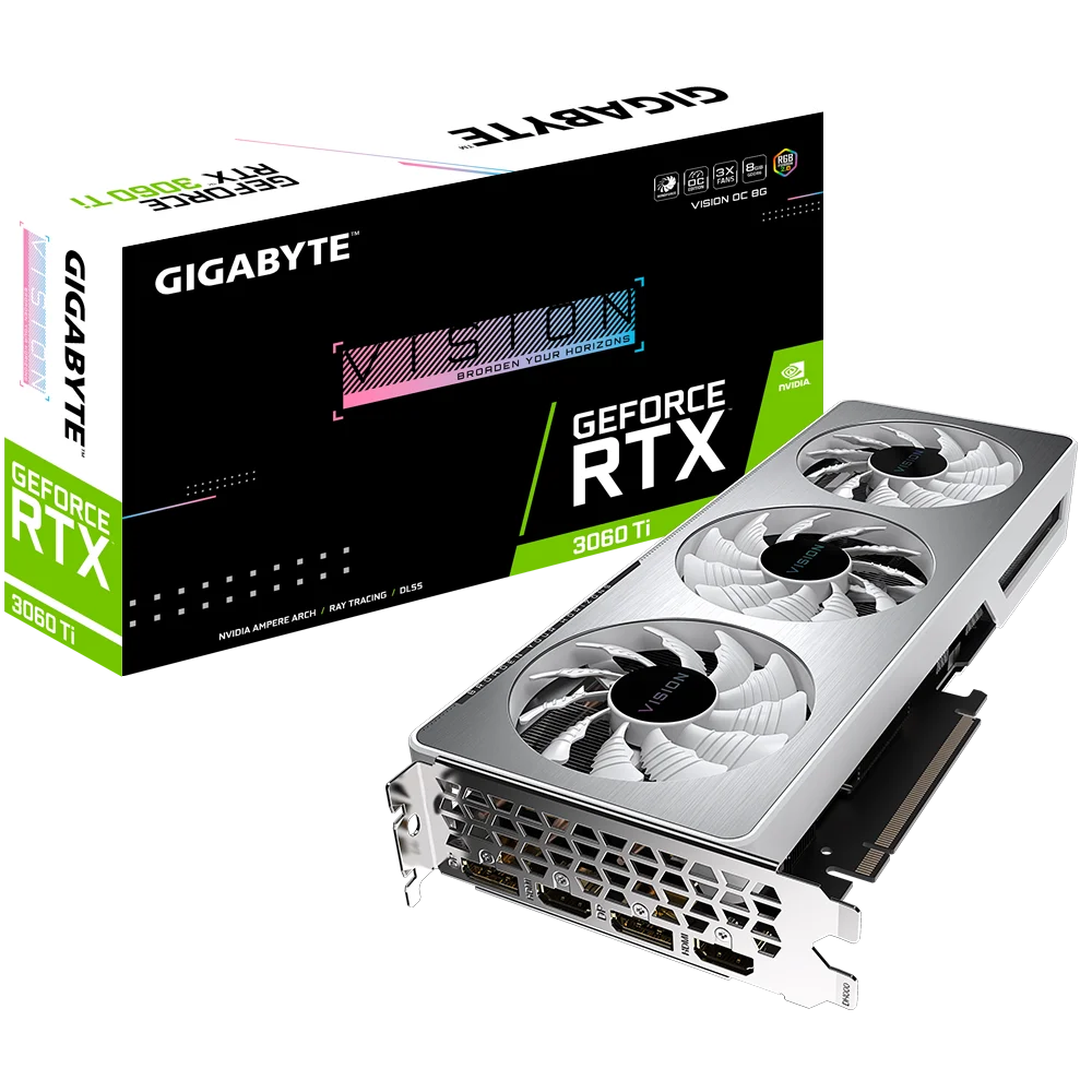 

gaming GPU 3060 Ti graphics card GeForce RTX 3060 Ti VISION OC 8G (rev. 1.0, rev. 2.0)