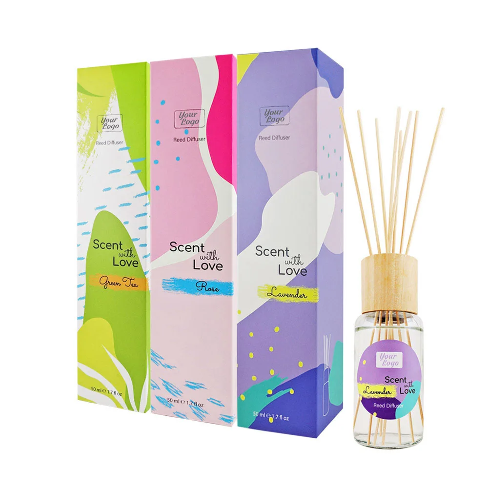 
Private Label Reed Diffuser Ceramic or Glass Bottle Air Fragrance with Rattan Sticks Sola Flower Luxury Home Fragrance 